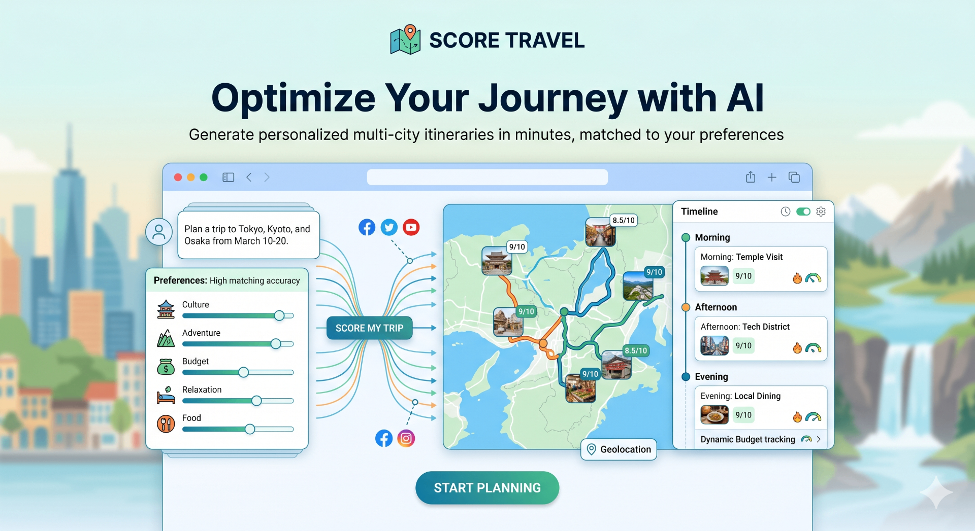 ScoreTravel preview